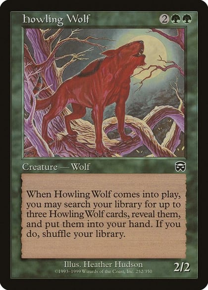 Howling Wolf, Mercadian Masques 252