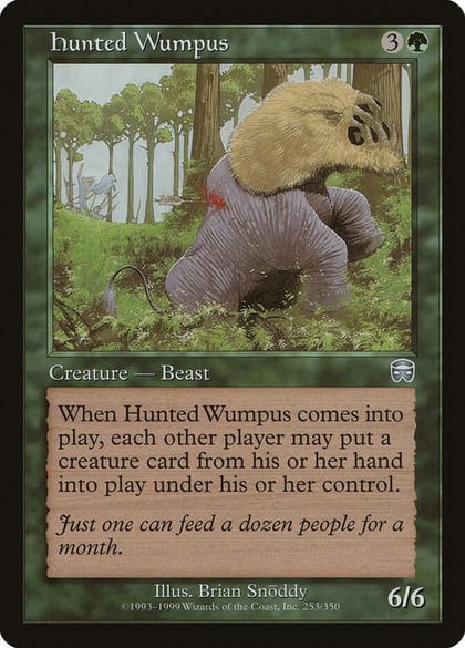 Hunted Wumpus, Mercadian Masques 253