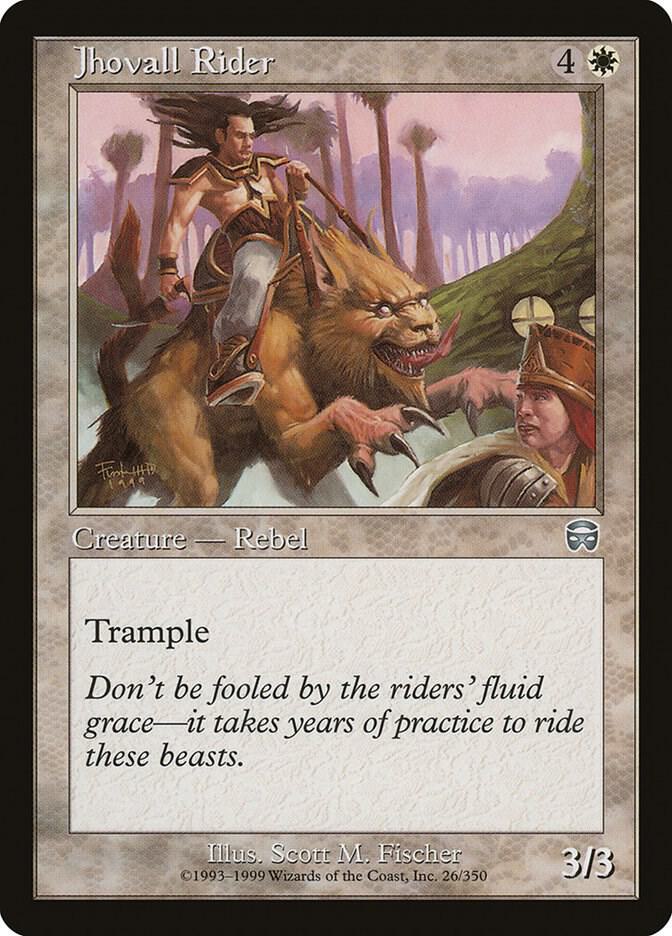 Jhovall Rider, Mercadian Masques 26