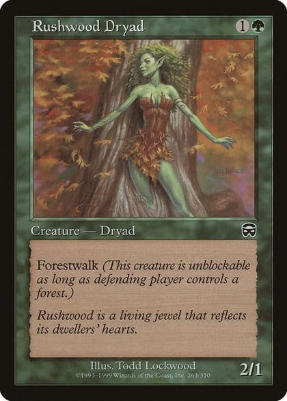 Rushwood Dryad, Mercadian Masques 263