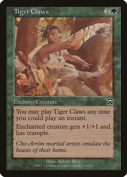 Tiger Claws, Mercadian Masques 279