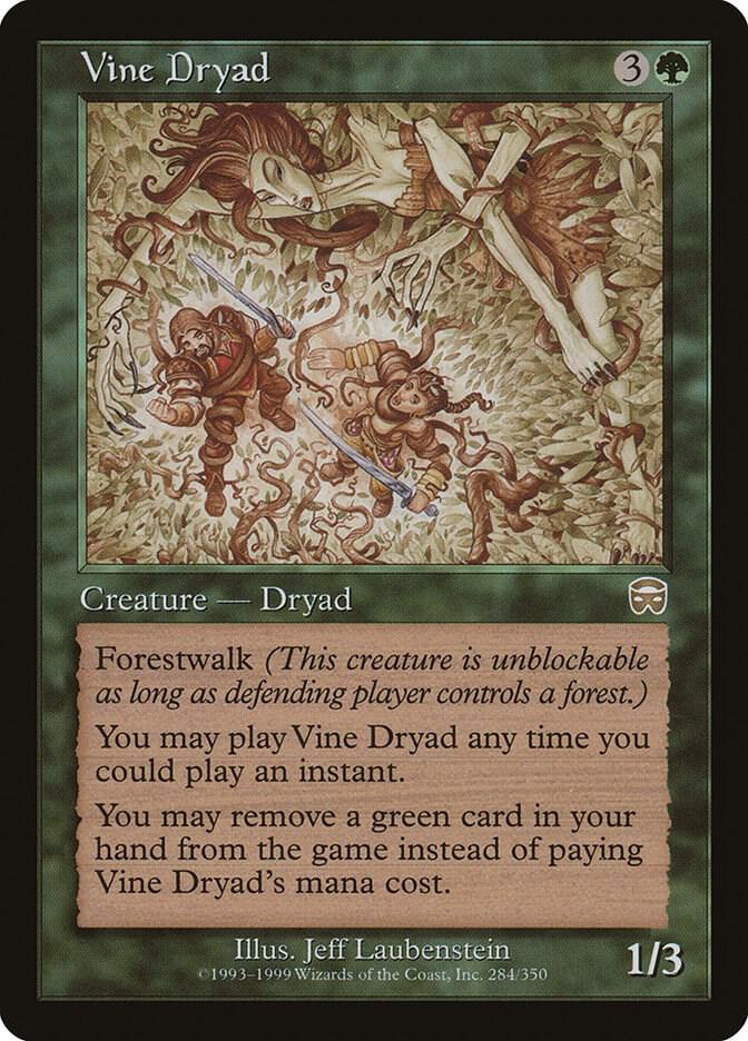 Vine Dryad, Mercadian Masques 284