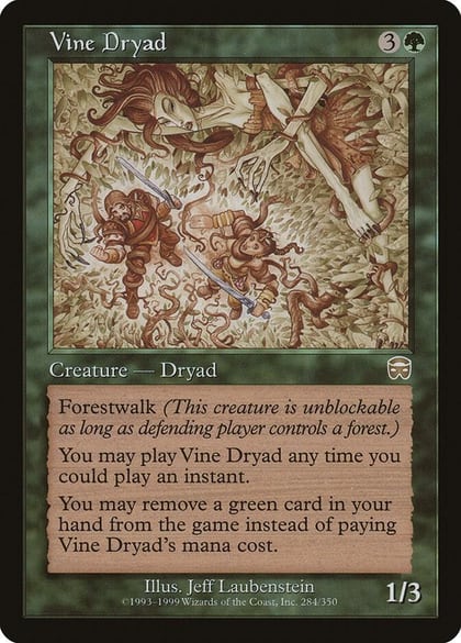 Vine Dryad, Mercadian Masques 284