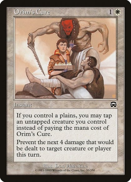 Orim's Cure, Mercadian Masques 33