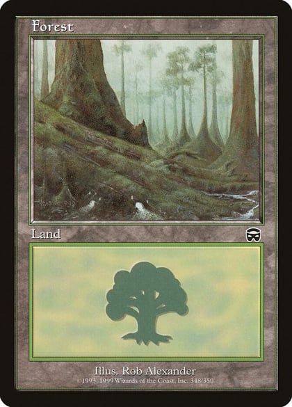 Forest (348), Mercadian Masques 348