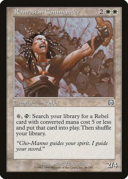 Ramosian Commander, Mercadian Masques 36