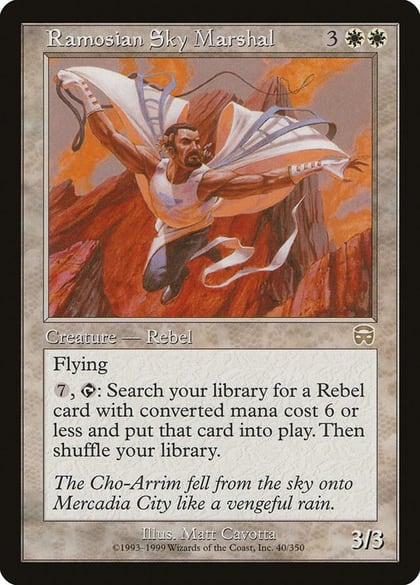 Ramosian Sky Marshal, Mercadian Masques 40