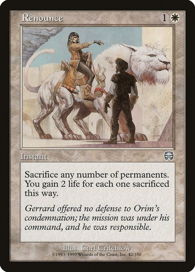 Renounce, Mercadian Masques 42