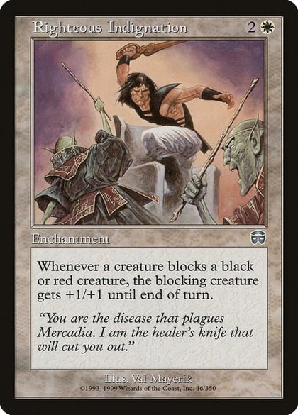 Righteous Indignation, Mercadian Masques 46