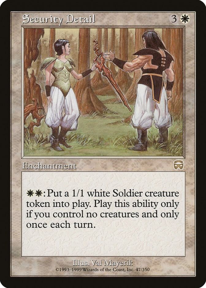 Security Detail, Mercadian Masques 47