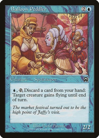 Balloon Peddler, Mercadian Masques 59