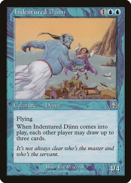 Indentured Djinn, Mercadian Masques 85