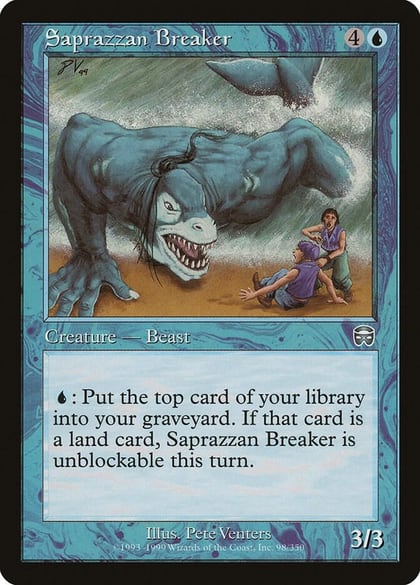 Saprazzan Breaker, Mercadian Masques 98