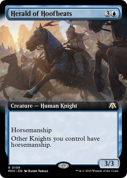 Herald of Hoofbeats (Extended Art), Commander: March of the Machine 109