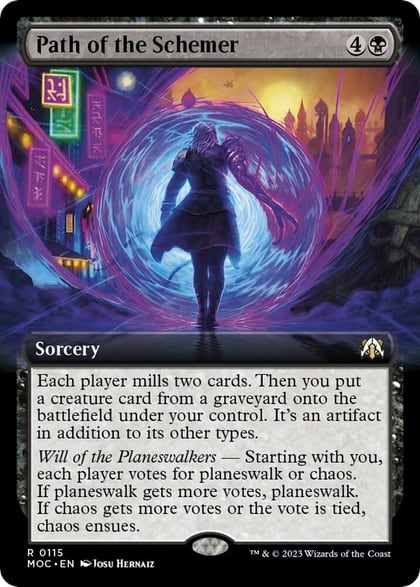 Path of the Schemer (Extended Art), Commander: March of the Machine 115