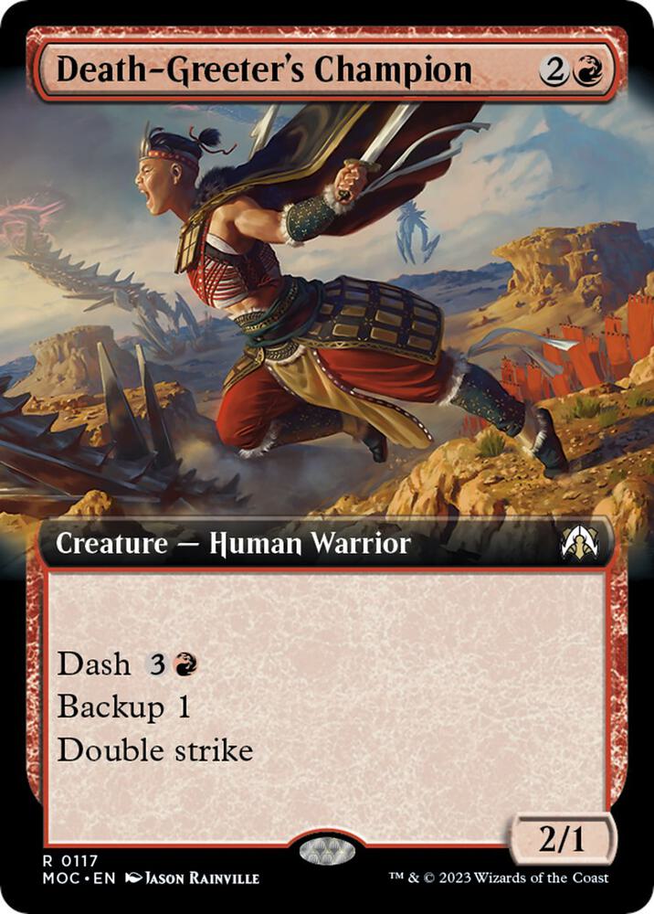Death-Greeter's Champion (Extended Art), Commander: March of the Machine 117