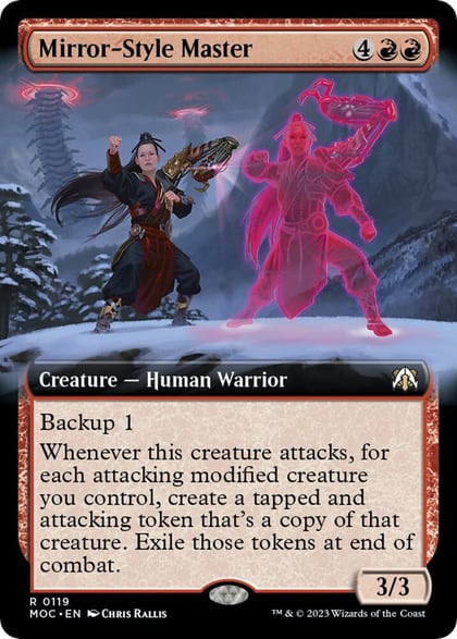 Mirror-Style Master (Extended Art), Commander: March of the Machine 119