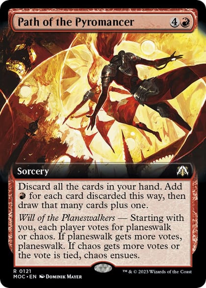 Path of the Pyromancer (Extended Art), Commander: March of the Machine 121
