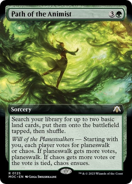 Path of the Animist (Extended Art), Commander: March of the Machine 125