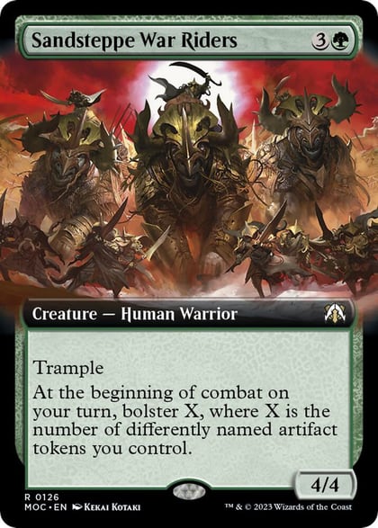 Sandsteppe War Riders (Extended Art), Commander: March of the Machine 126
