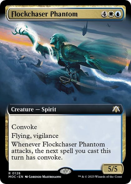 Flockchaser Phantom (Extended Art), Commander: March of the Machine 128