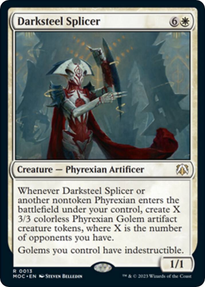 Darksteel Splicer, Commander: March of the Machine 13