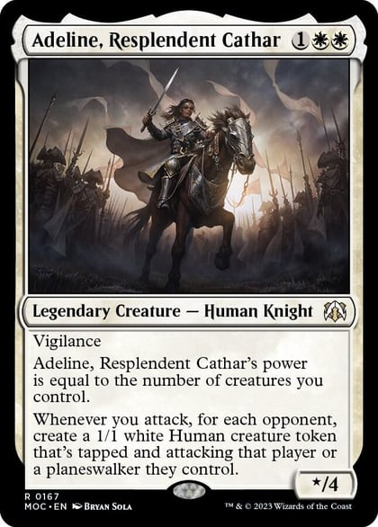 Adeline, Resplendent Cathar, Commander: March of the Machine 167