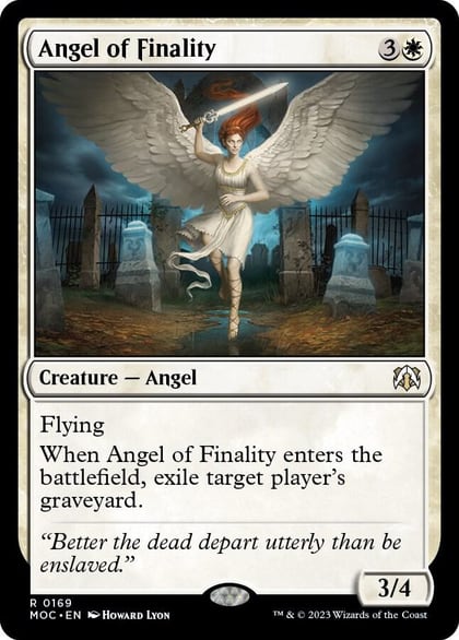 Angel of Finality, Commander: March of the Machine 169