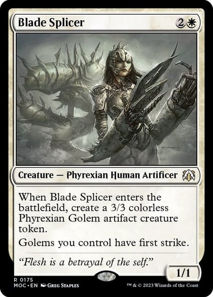 Blade Splicer, Commander: March of the Machine 175