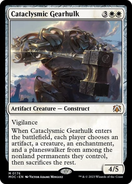Cataclysmic Gearhulk, Commander: March of the Machine 176