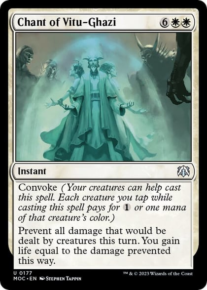 Chant of Vitu-Ghazi, Commander: March of the Machine 177