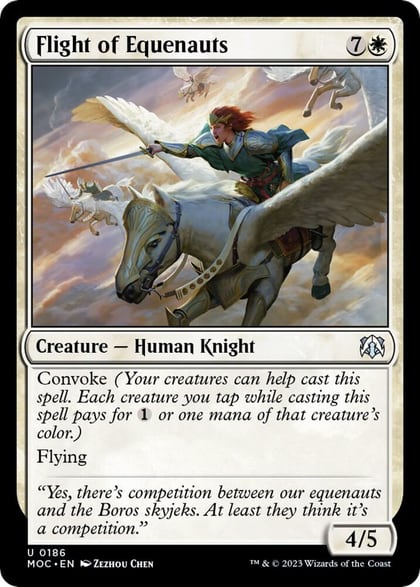 Flight of Equenauts, Commander: March of the Machine 186