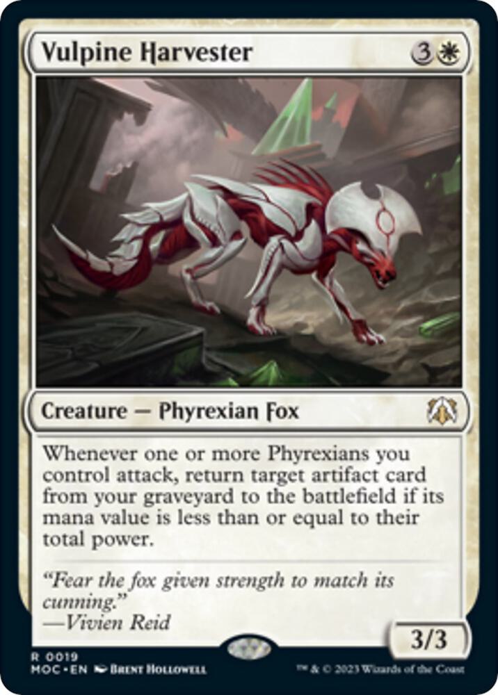 Vulpine Harvester, Commander: March of the Machine 19