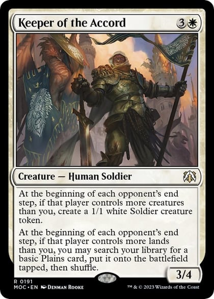 Keeper of the Accord, Commander: March of the Machine 191