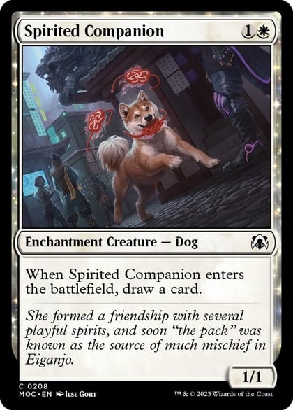 Spirited Companion, Commander: March of the Machine 208