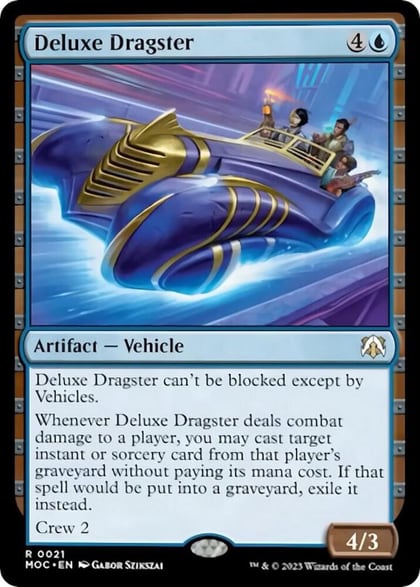 Deluxe Dragster, Commander: March of the Machine 21