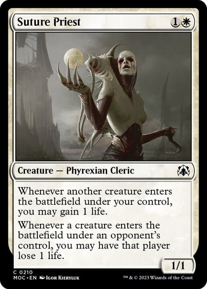 Suture Priest, Commander: March of the Machine 210