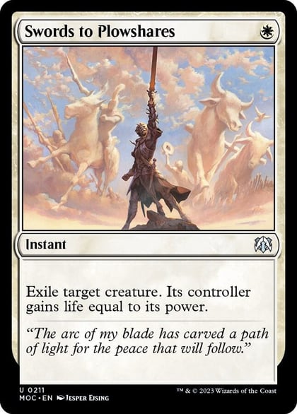 Swords to Plowshares, Commander: March of the Machine 211