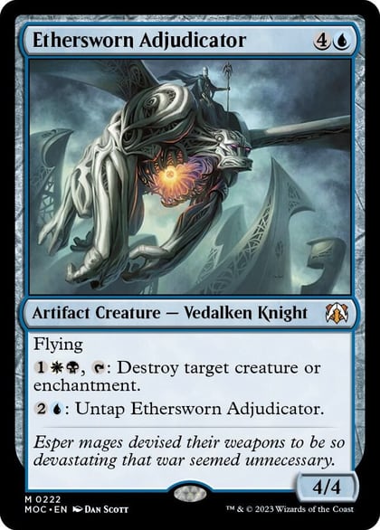 Ethersworn Adjudicator, Commander: March of the Machine 222