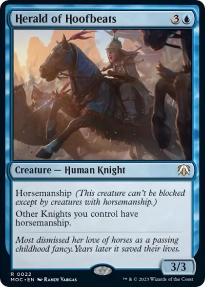 Herald of Hoofbeats, Commander: March of the Machine 22