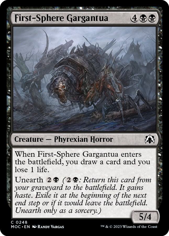 First-Sphere Gargantua, Commander: March of the Machine 248