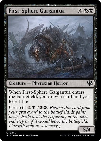 First-Sphere Gargantua, Commander: March of the Machine 248