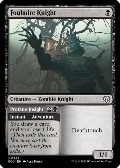 Foulmire Knight, Commander: March of the Machine 249