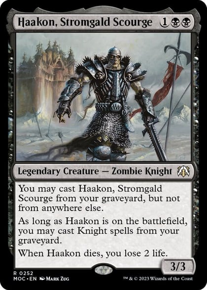 Haakon, Stromgald Scourge, Commander: March of the Machine 252