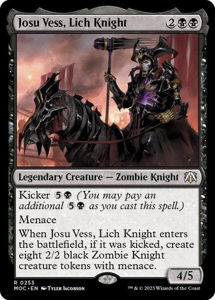 Josu Vess, Lich Knight, Commander: March of the Machine 253