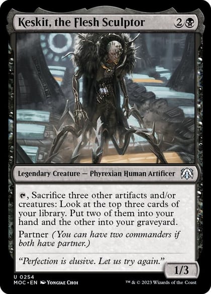 Keskit, the Flesh Sculptor, Commander: March of the Machine 254