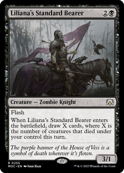 Liliana's Standard Bearer, Commander: March of the Machine 255