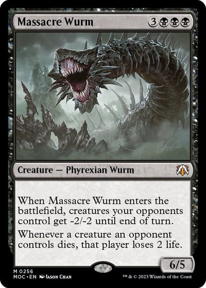 Massacre Wurm, Commander: March of the Machine 256