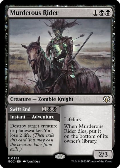 Murderous Rider, Commander: March of the Machine 258