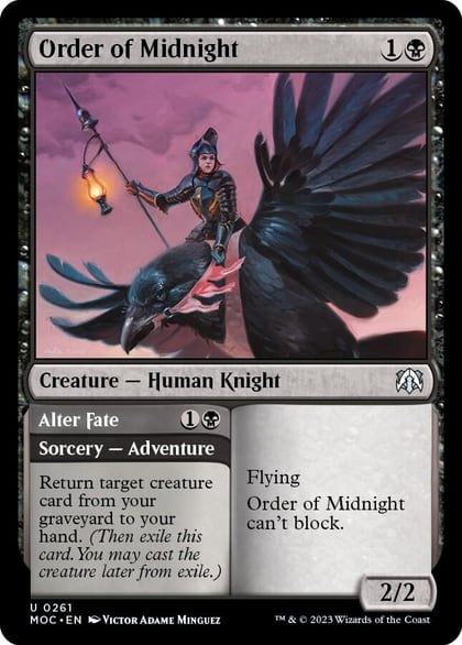 Order of Midnight, Commander: March of the Machine 261